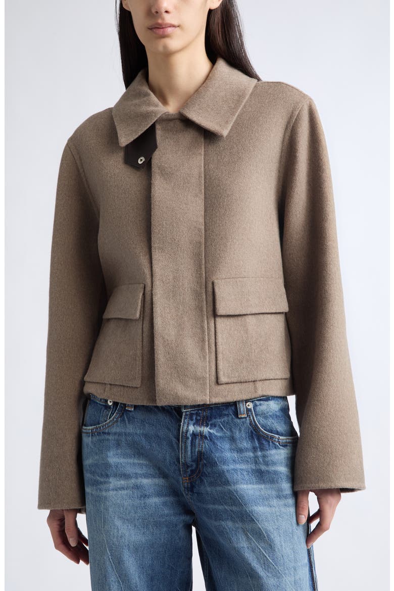 The Remi Wool Jacket, Alternate, color, TRUFFLE