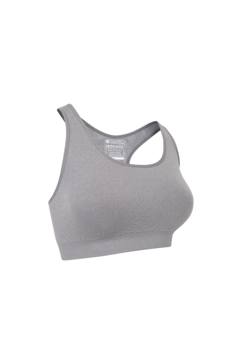 Anti-Chafe Seamless Sports Bra, Alternate, color, Gray