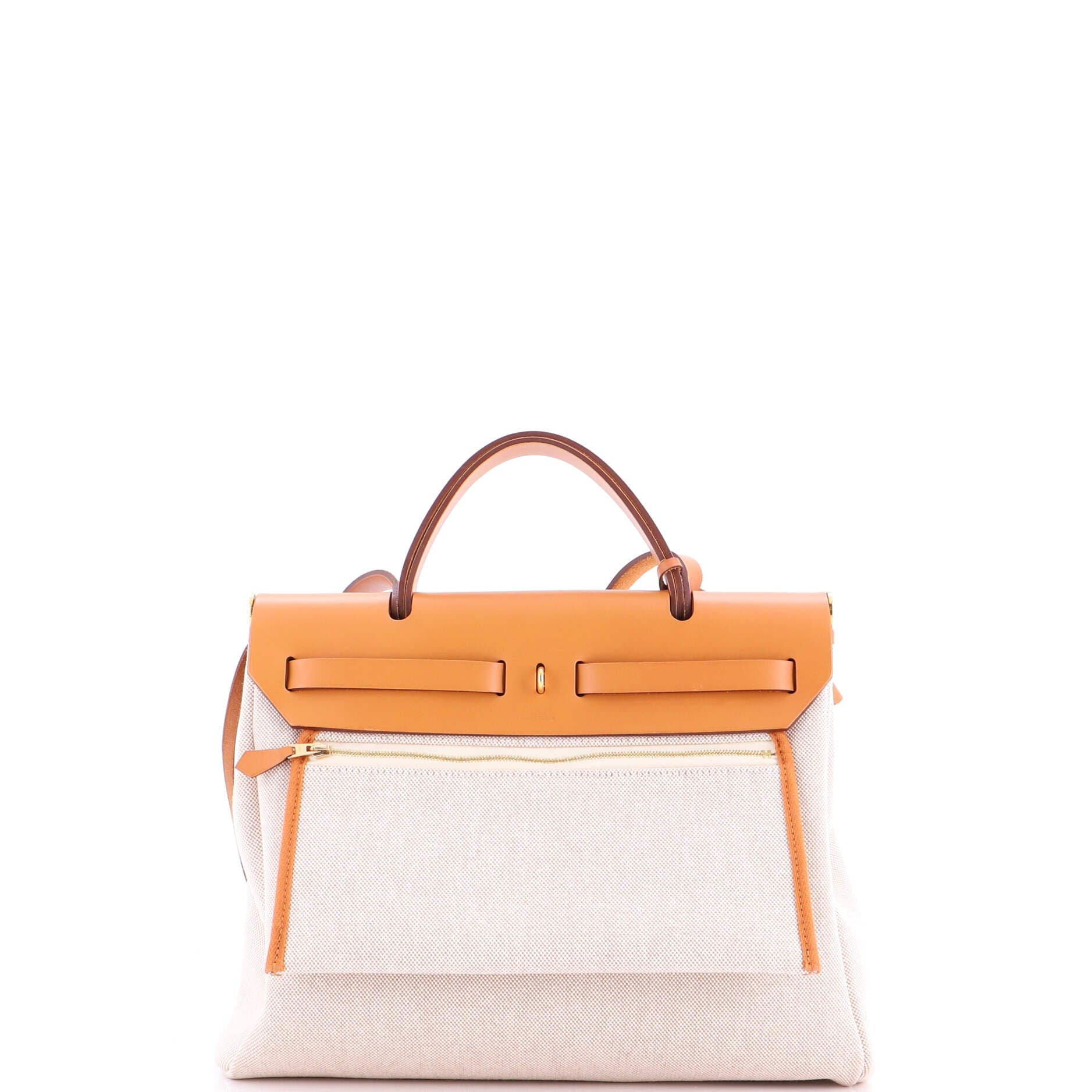 Pre-Owned Hermes Herbag Zip Circuit 24 Vache Hunter and Leather 31, Alternate, color, 