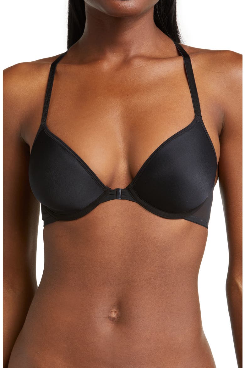 Spellbound Spacer Underwire Bra, Main, color, BLACK