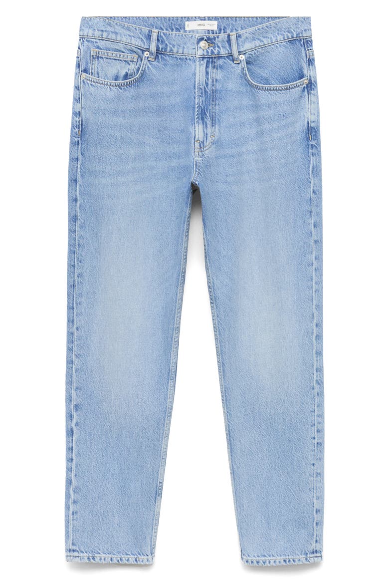 Lore Tapered Straight Leg Jeans, Alternate, color, MEDIUM BLUE
