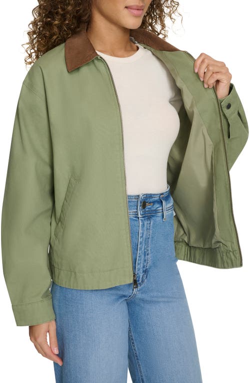 Levi's Women's Utility Collar Jacket In Hedge Green