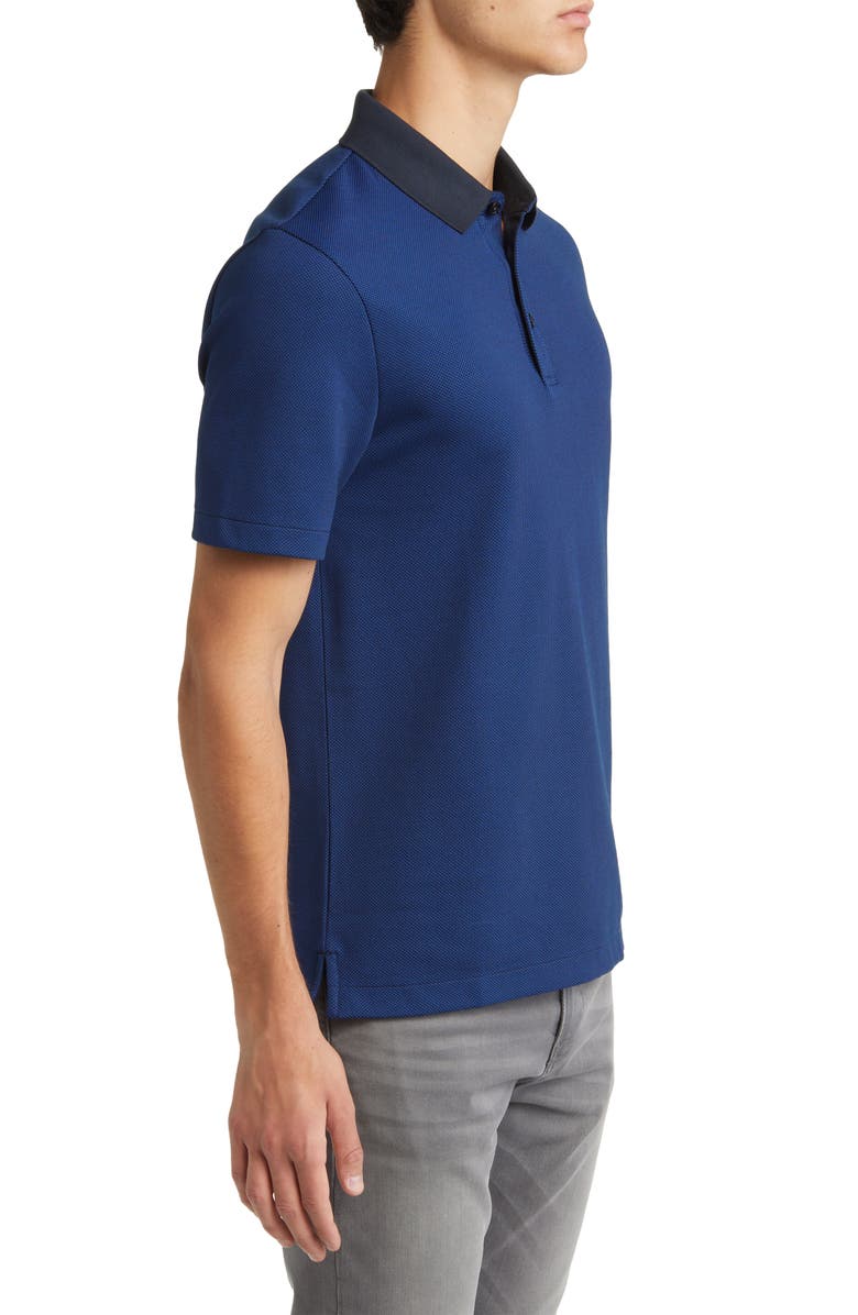 BOSS PItton Cotton Blend Polo, Alternate, color, Dark Blue