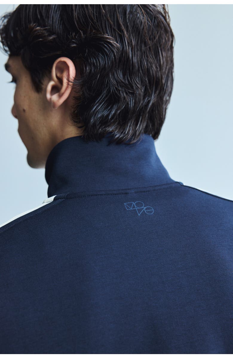H&M Regular Fit Track Jacket With Drymove, Alternate, color, Dark Blue