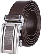 Mio Marino Soft-Flex Genuine Leather Ratchet Belt