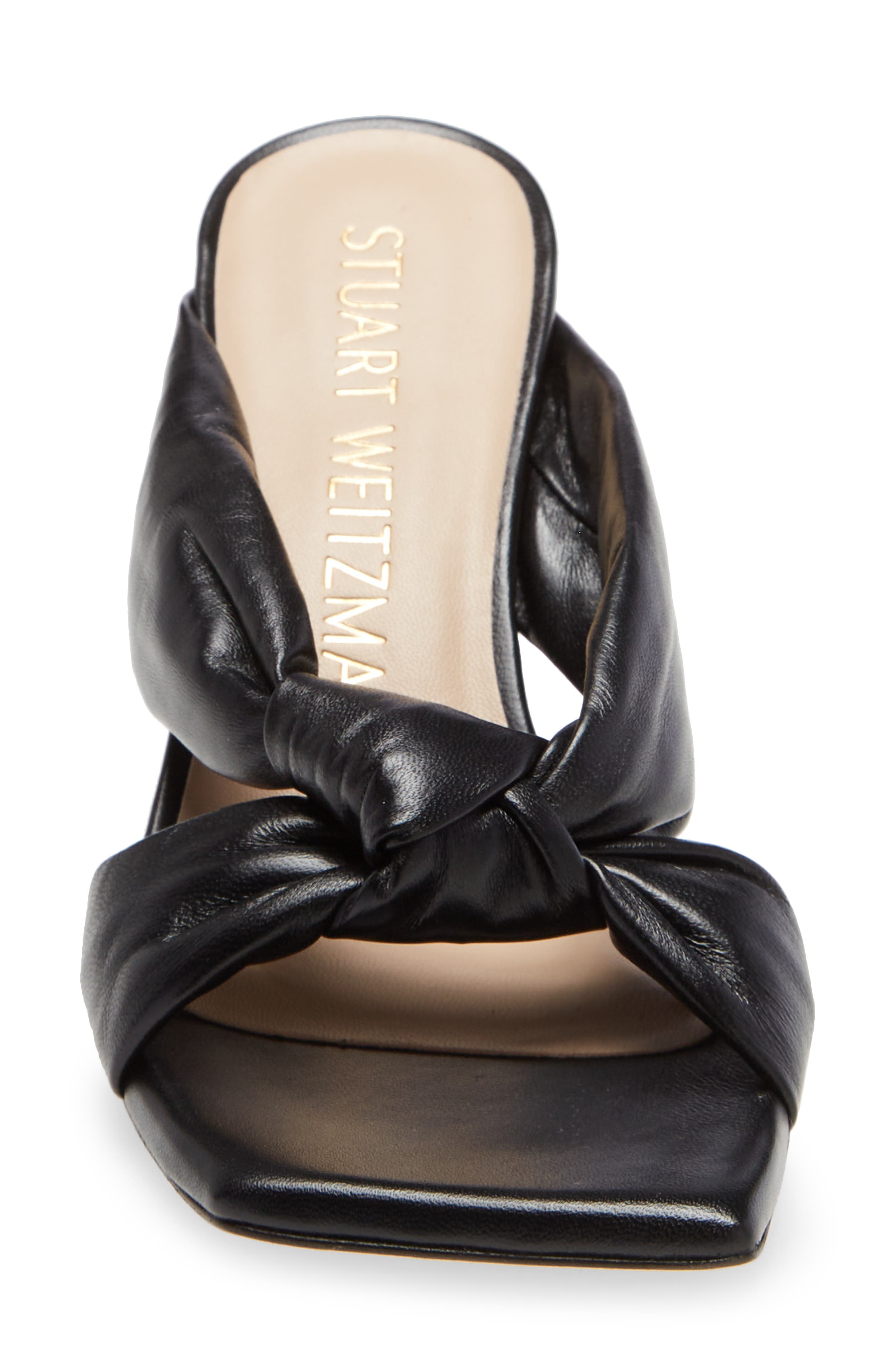 Stuart Weitzman Playa Knot Square Toe Sandal, Alternate, color, 