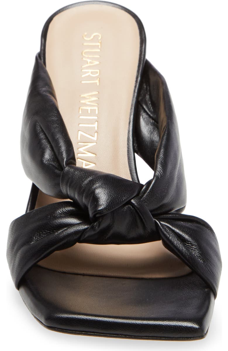 Stuart Weitzman Playa Knot Square Toe Sandal, Alternate, color,