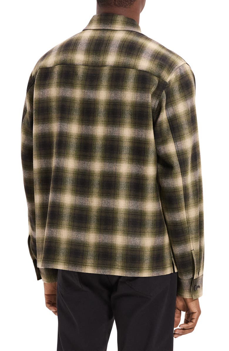 Theory Plaid Button-Up Shirt, Alternate, color, Tarmac Multi