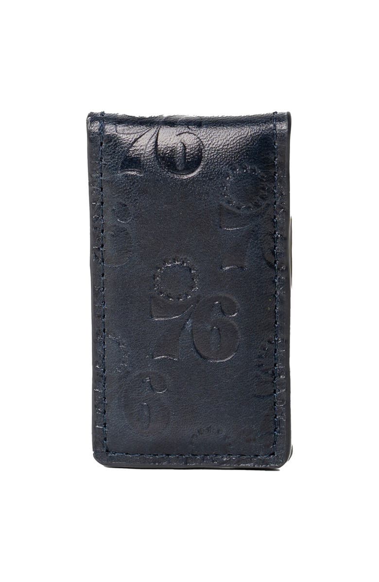 LUSSO Navy Philadelphia 76ers Sammy Magnetic Money Clip, Main, color, Navy