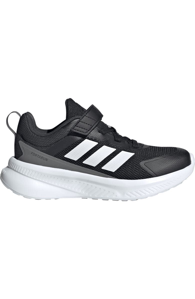 adidas Kids' Fortarun 3.0 Running Shoe, Alternate, color, Core Black/ White/ Carbon