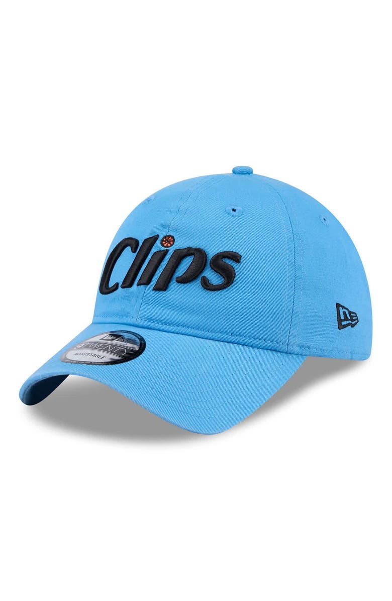 New Era Men's New Era  Light Blue LA Clippers 2024/25 City Edition 9TWENTY Adjustable Hat, Main, color, 