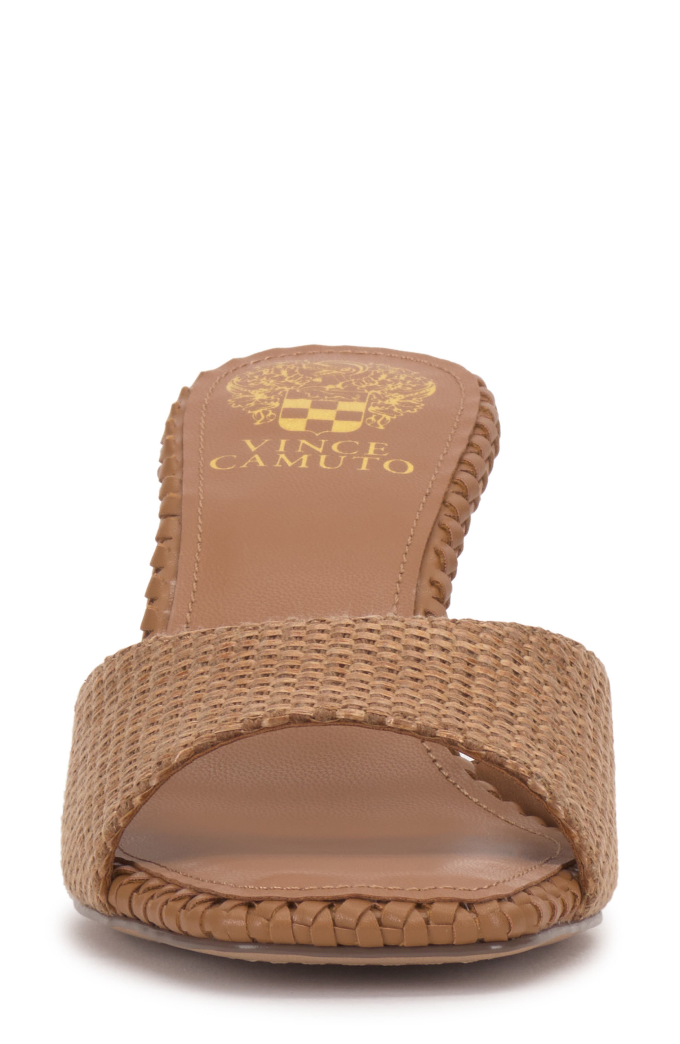 Emmla Slide Sandal, Alternate, color, GOLDEN WALNUT