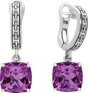 EFFY Sterling Silver Amethyst Drop Earrings