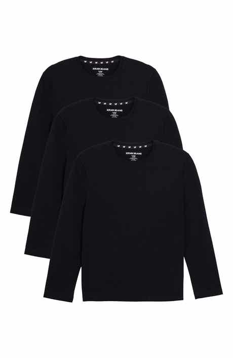 XRAY Kids' 3-Pack Long Sleeve Cotton T-Shirts