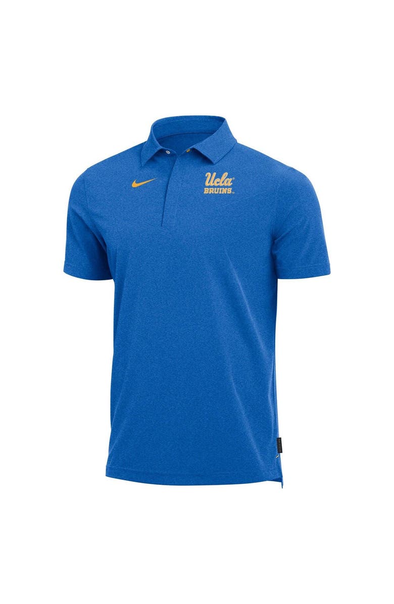 Nike Men's Nike Heathered Blue UCLA Bruins 2022 Coach Performance Polo, Alternate, color, 