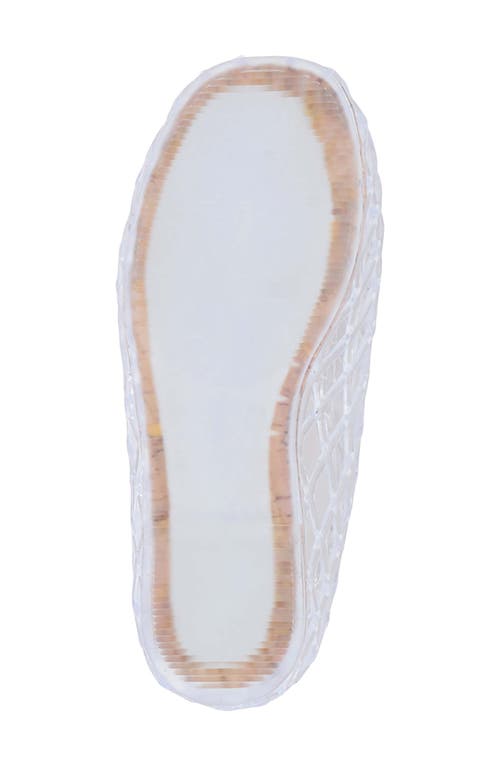 Shop Coconuts By Matisse Marlow Jelly Ballet Flat In Clear