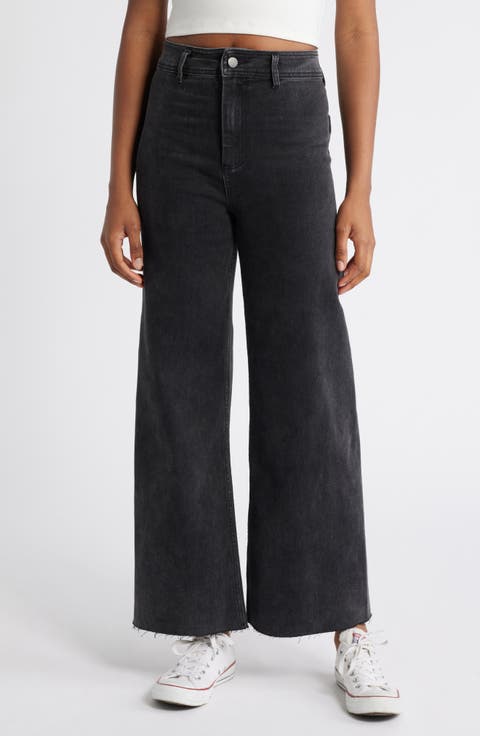 Holiday High Waist Wide Leg Jeans