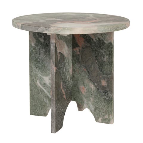 Sculptural Table with Interlocking Base