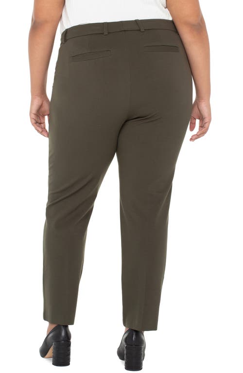Liverpool Los Angeles Liverpool Kelsey Ponte Knit Trousers In Green