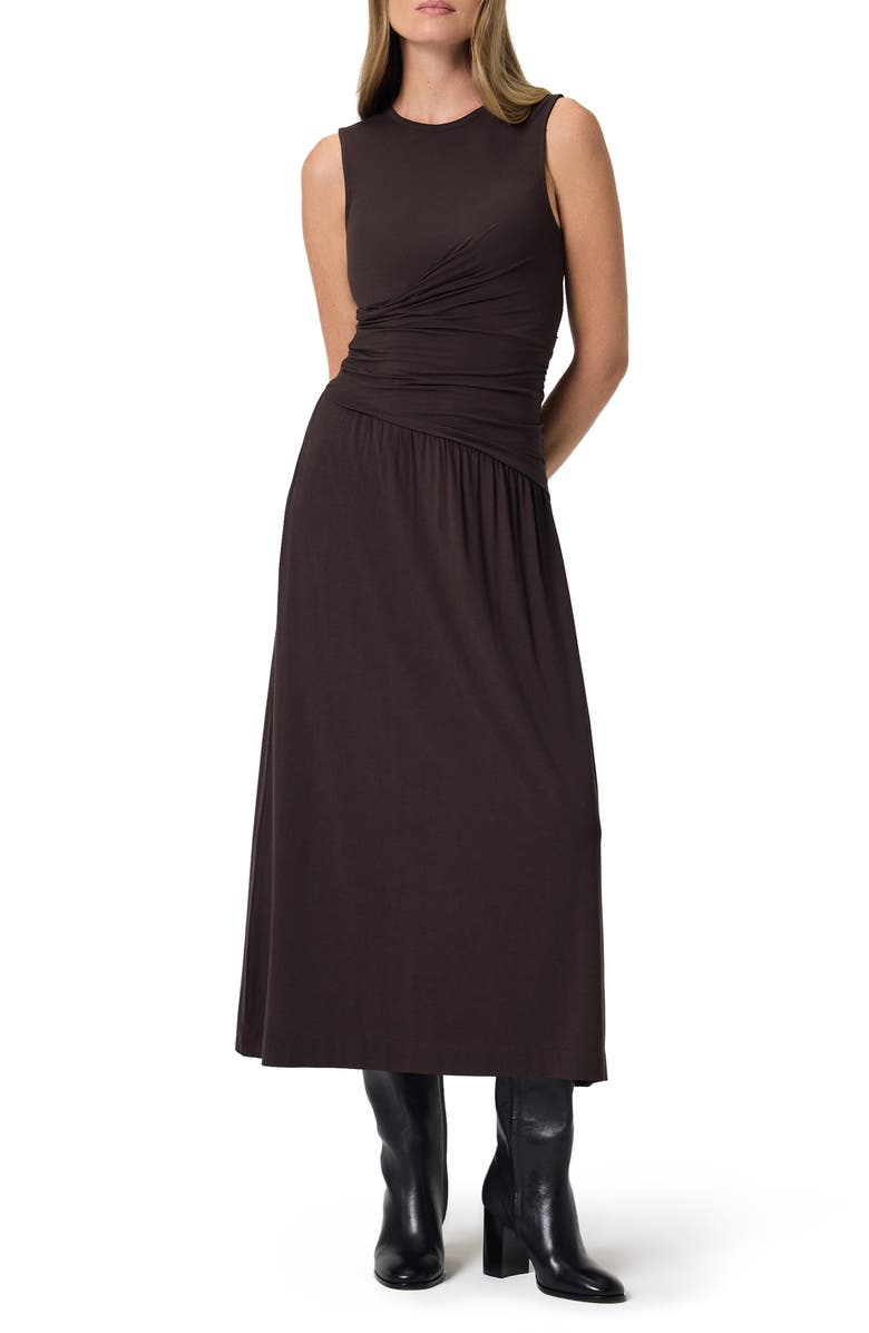 PAIGE Bonita Sleeveless Jersey Midi Dress, Main, color, Java