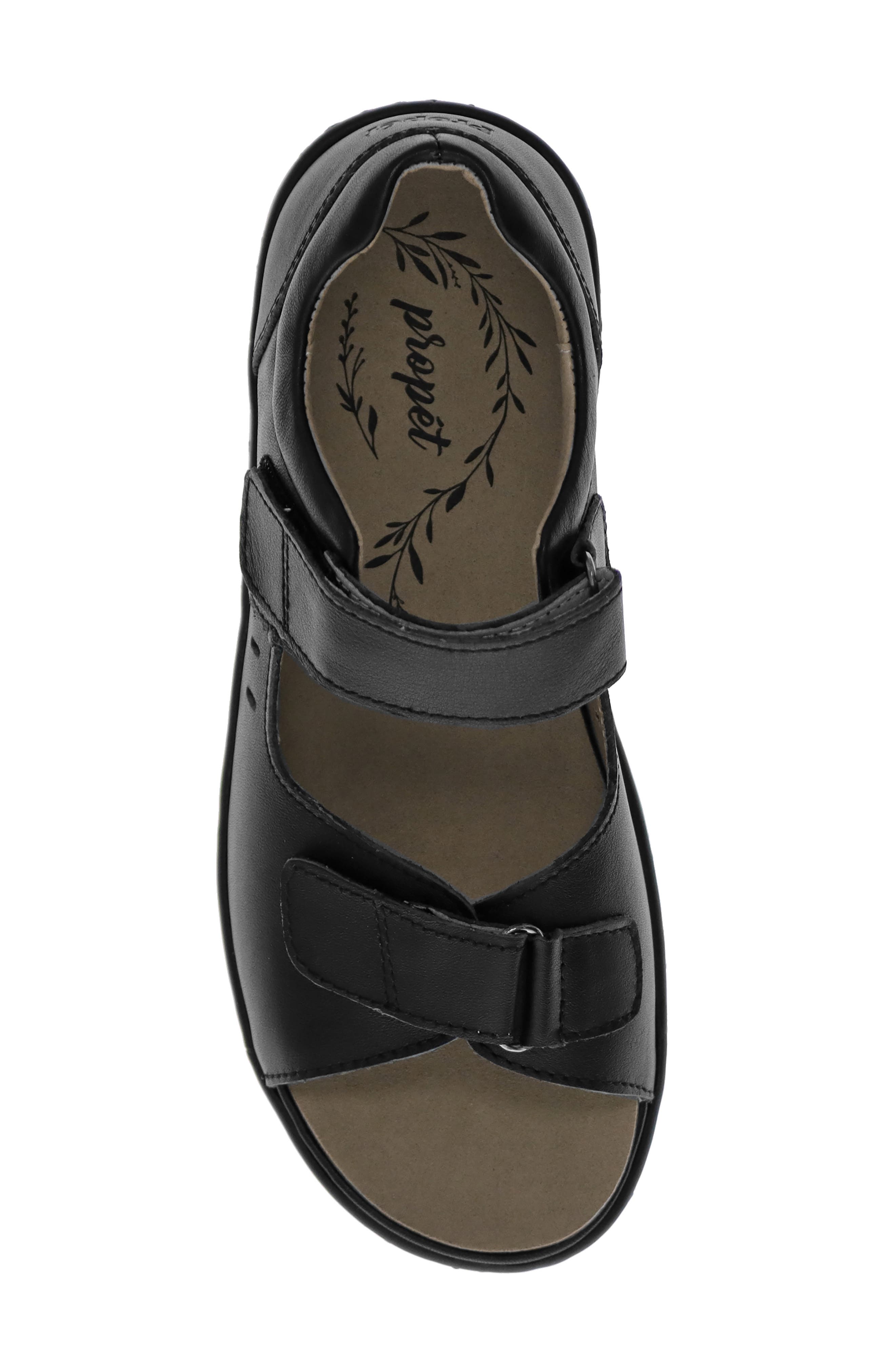 Propét Gemma Sandal, Alternate, color, Black
