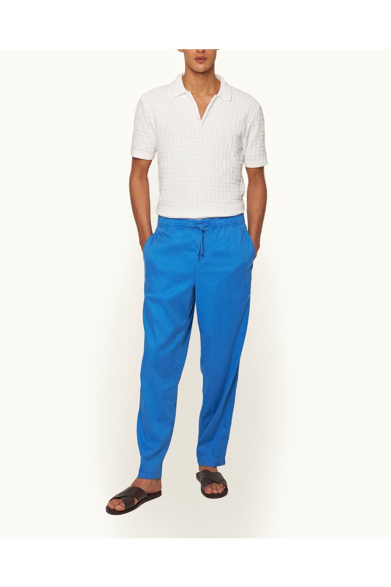 Alex Garment Dye Relaxed-Fit Trousers, Main, color, CATALINA BLUE