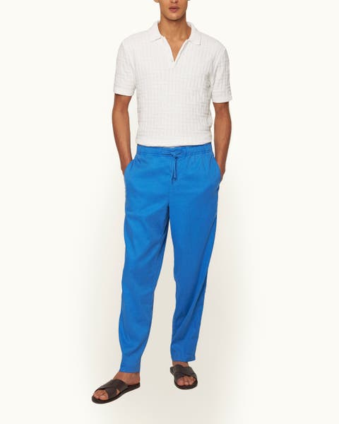 Alex Garment Dye Relaxed-Fit Trousers