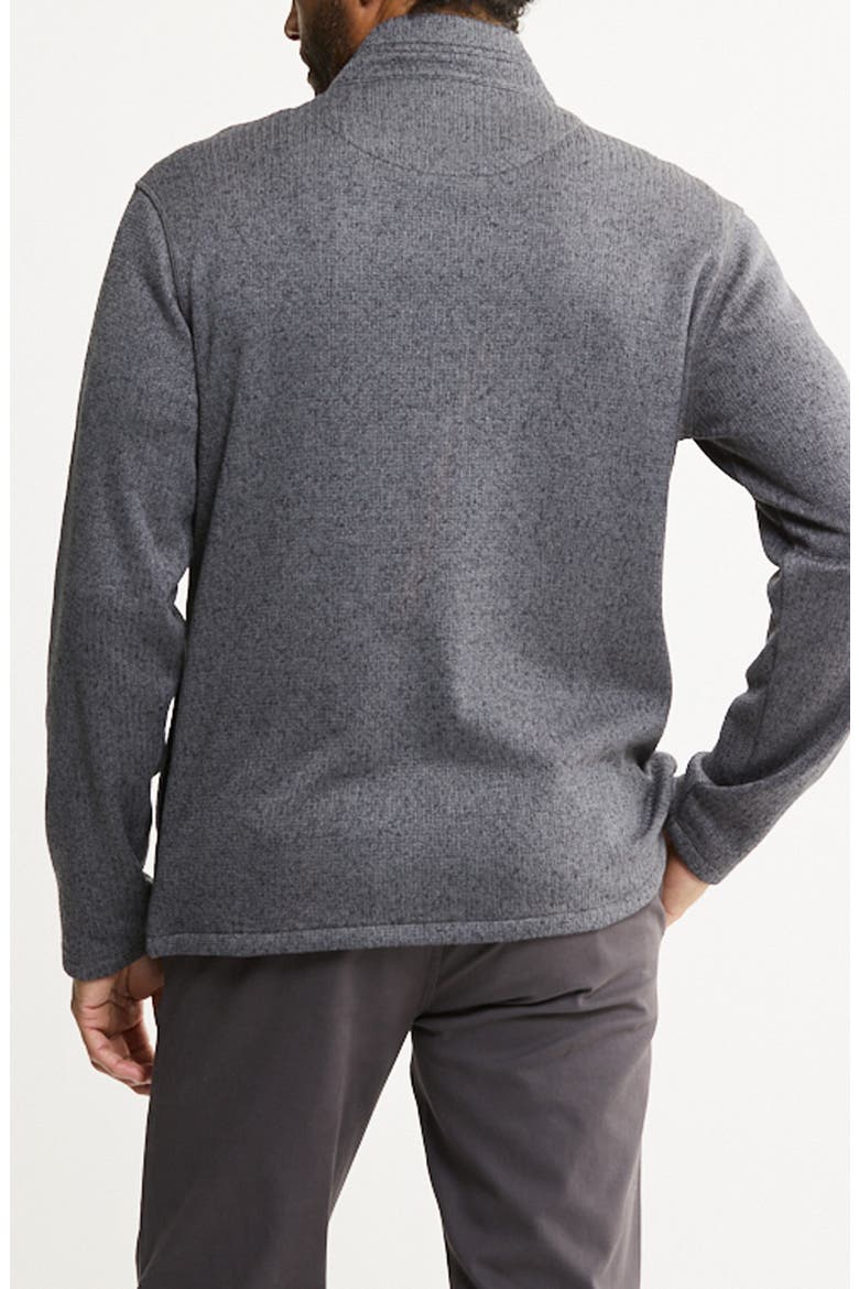 Fleece Full Zip Sweater, Alternate, color, GREY FLEECE