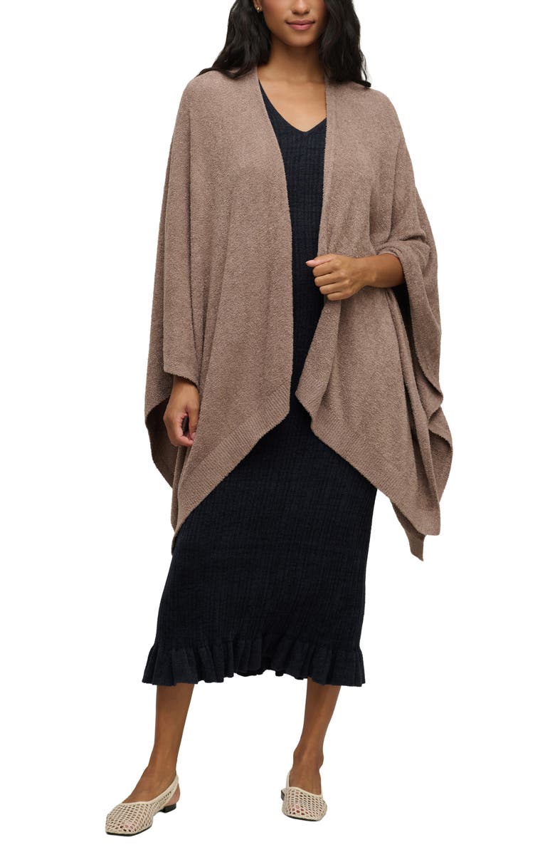 Barefoot Dreams<sup>®</sup> Open Front Wrap, Main, color, Sable