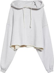 Golden Goose Star Oversize Crop Hoodie