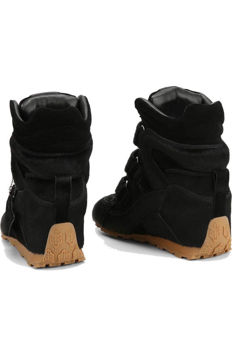 Naked Wolfe Element Wedge, Alternate, color, Black Pony