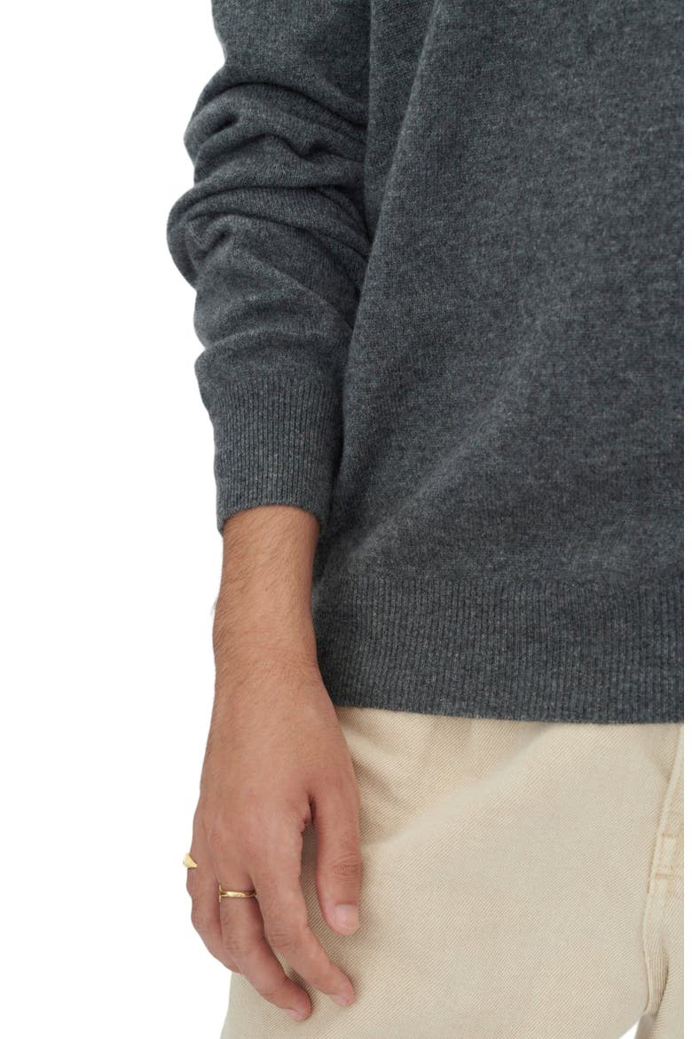 Essential Crewneck Cashmere Sweater, Alternate, color, plum kitten