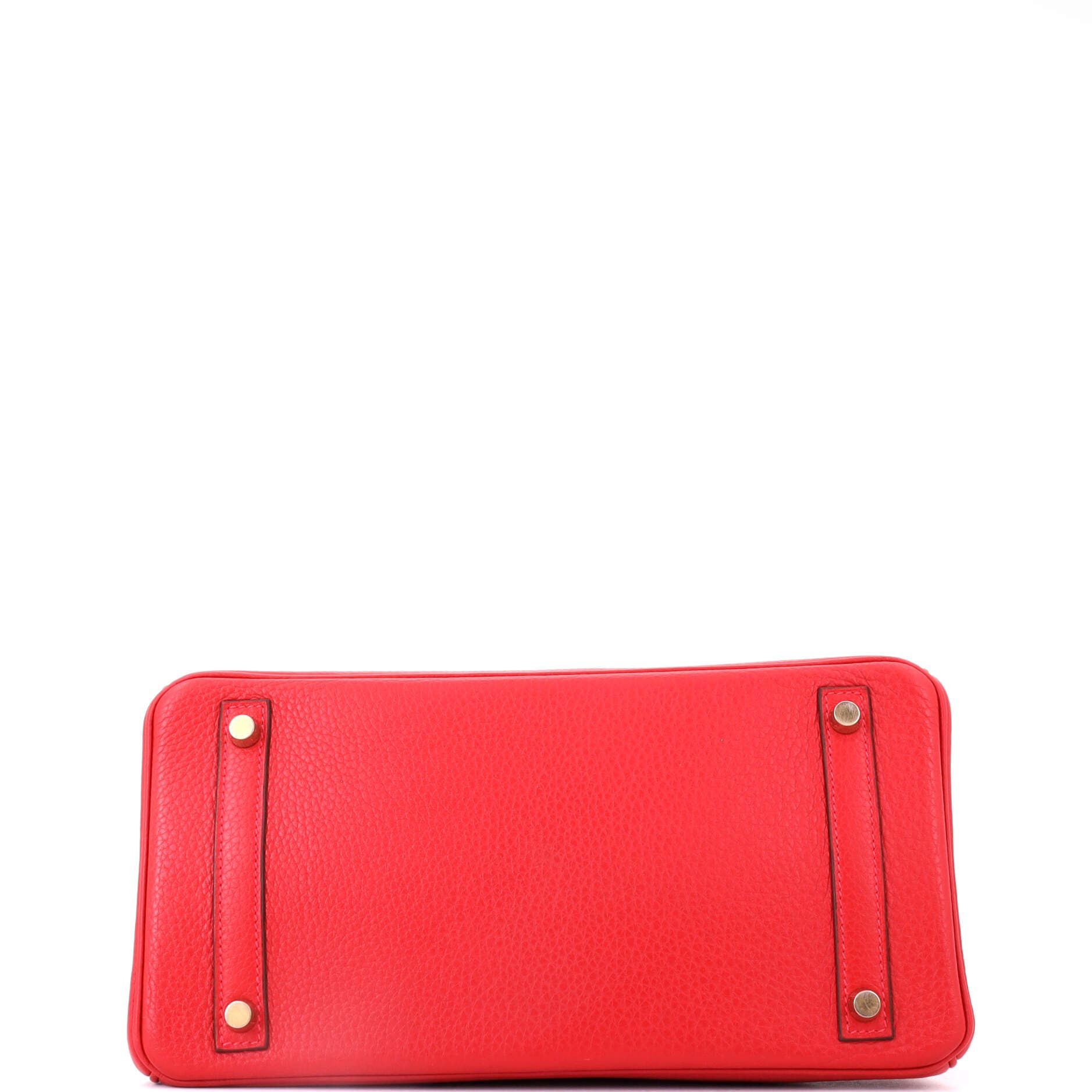 Birkin Handbag Red Clemence with Gold Hardware 30, Alternate, color, Rouge Casaque
