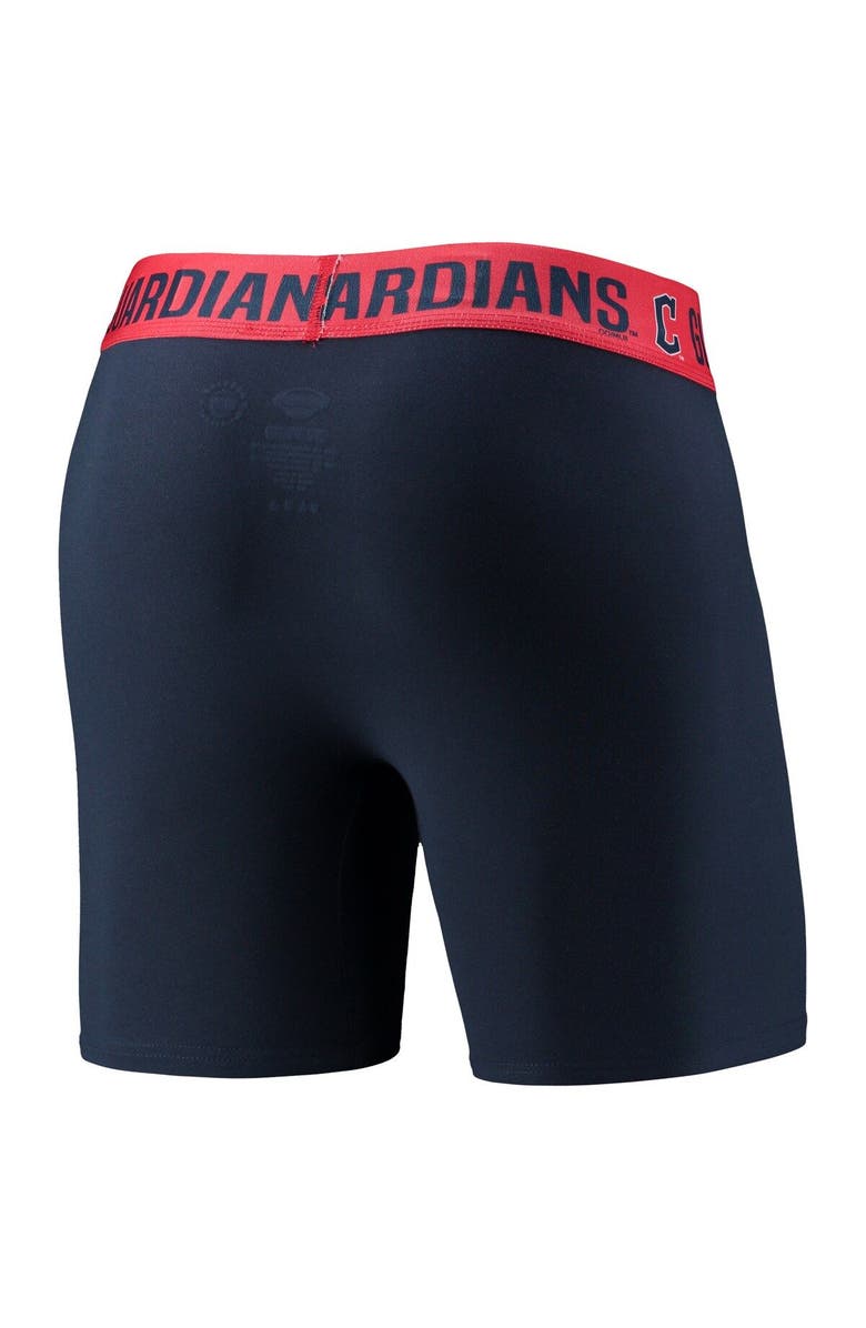 CONCEPTS SPORT Men's Concepts Sport Navy/Red Cleveland Guardians Two-Pack Flagship Boxer Briefs Set, Alternate, color, 