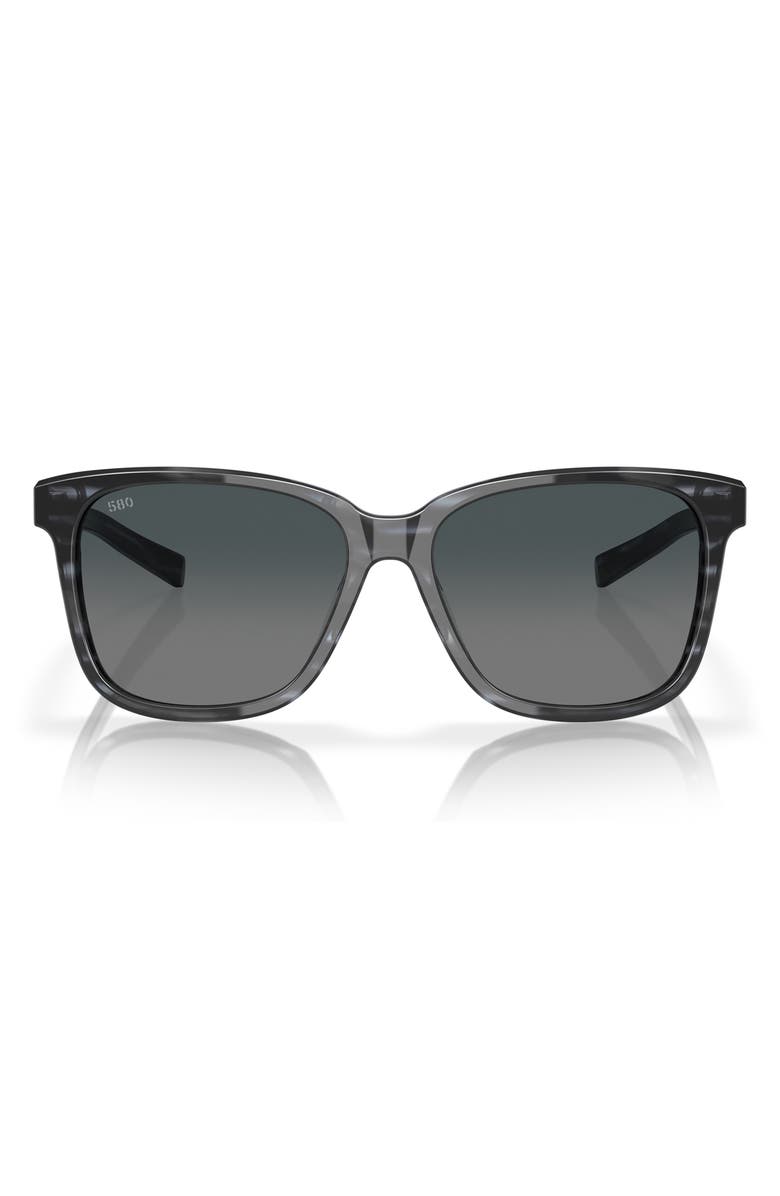 Costa Del Mar May 57mm Gradient Phantos Sunglasses, Main, color, Breakthrough/ Gray 580G