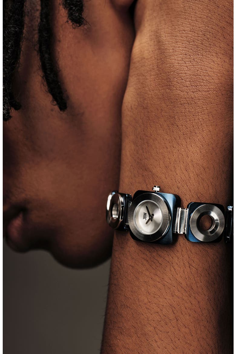Chasm Bracelet Watch, 22mm, Alternate, color, IP BLUE