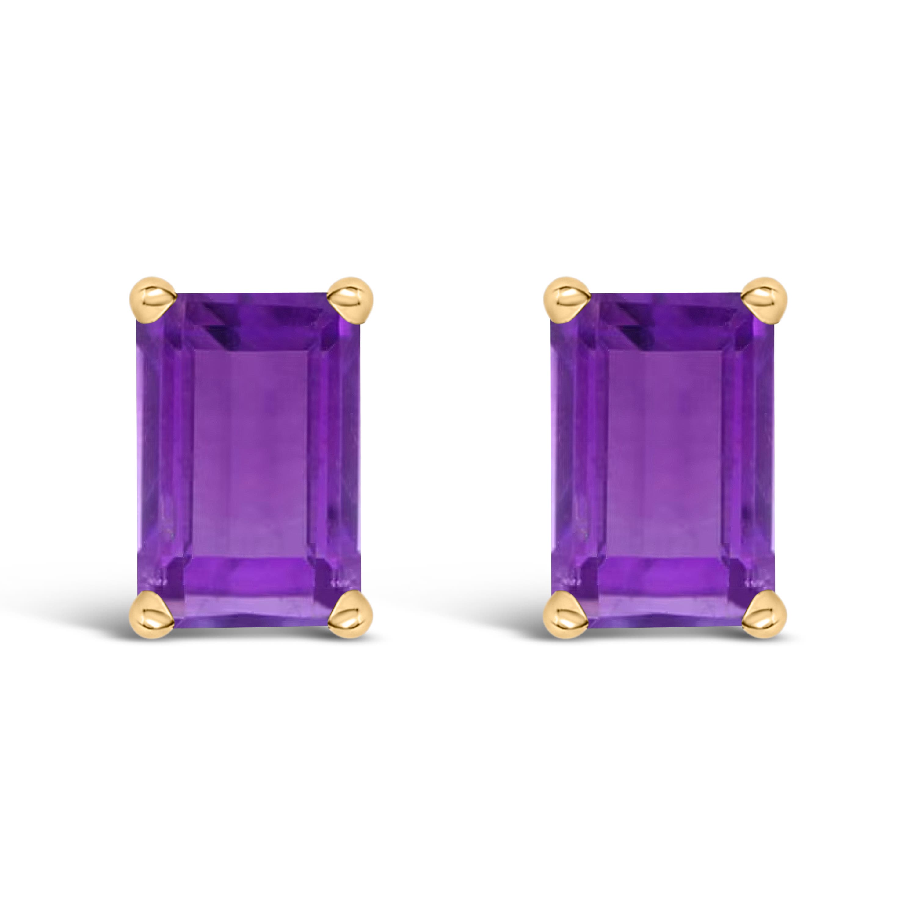 Purple Amethyst | Yellow