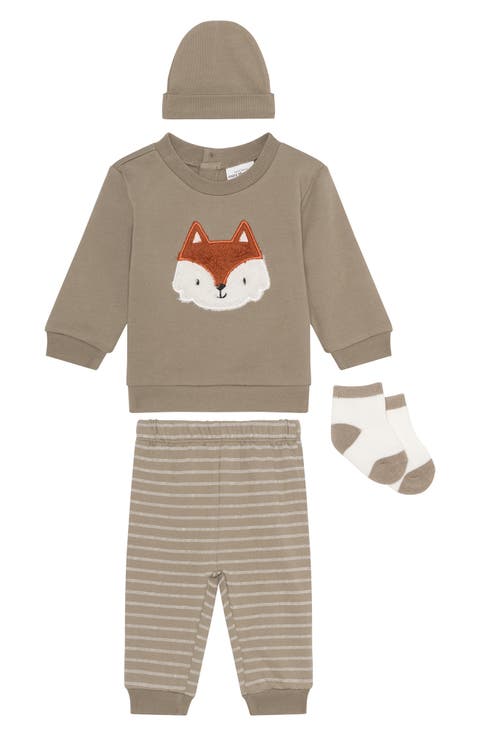 4-Piece Sweatshirt & Joggers Set (Baby)