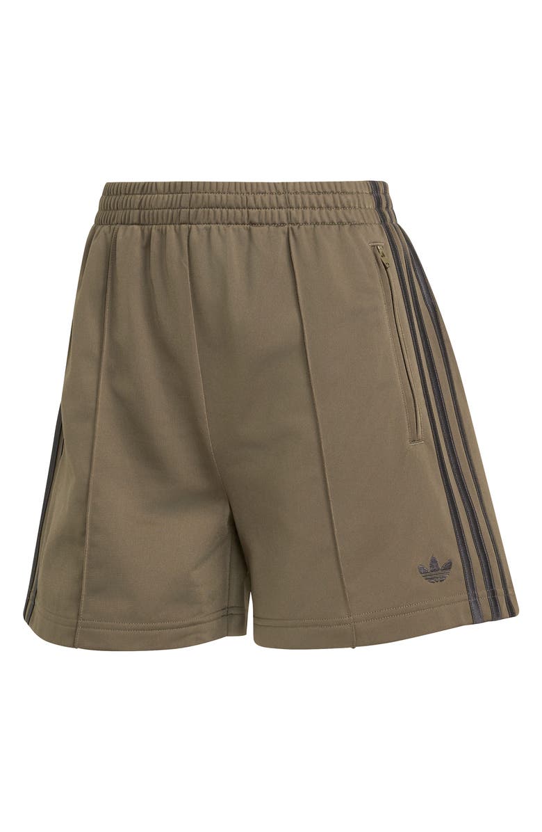 adidas Originals Pintuck Recycled Polyester Shorts, Alternate, color, Branch/ Utility Black