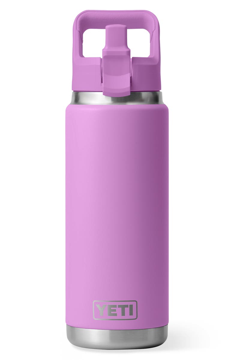 YETI Rambler 26-Ounce Straw Water Bottle, Main, color, Desert Bloom