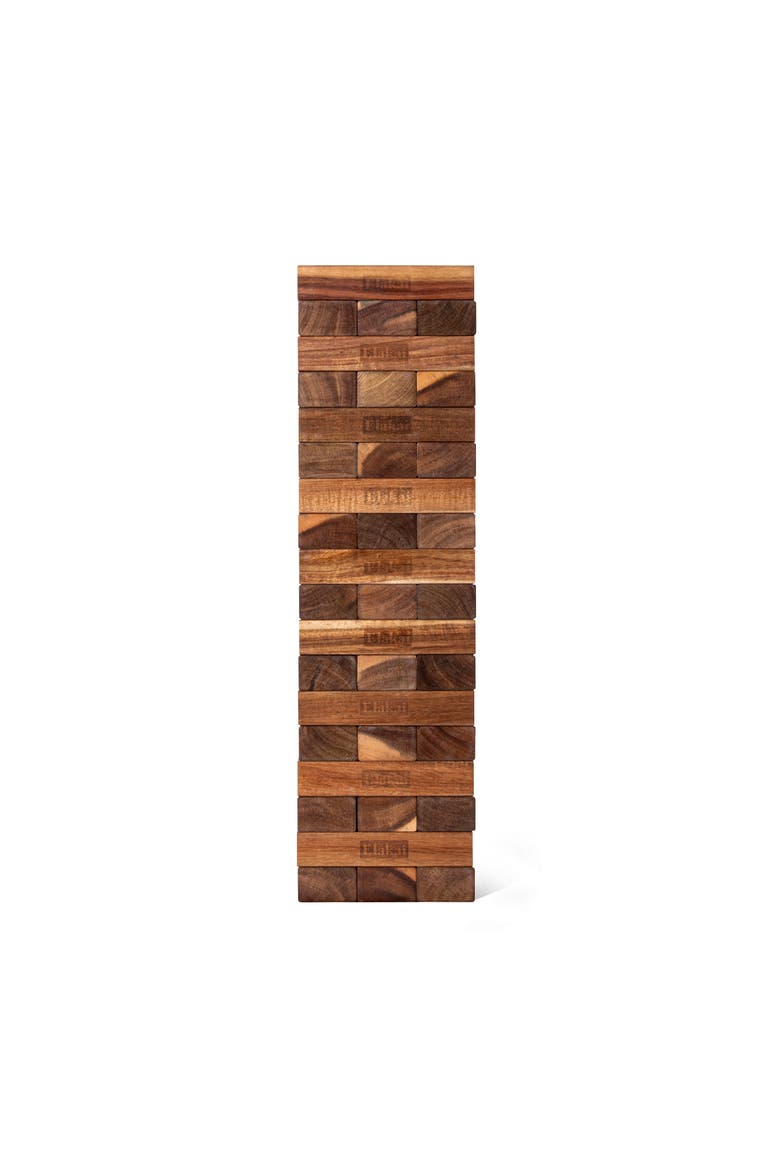 Acacia Woodlander Mountain Blocks, Alternate, color, Giant / Natural Wood