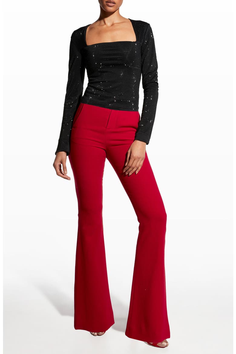 Majesty Ls Top, Alternate, color, Black