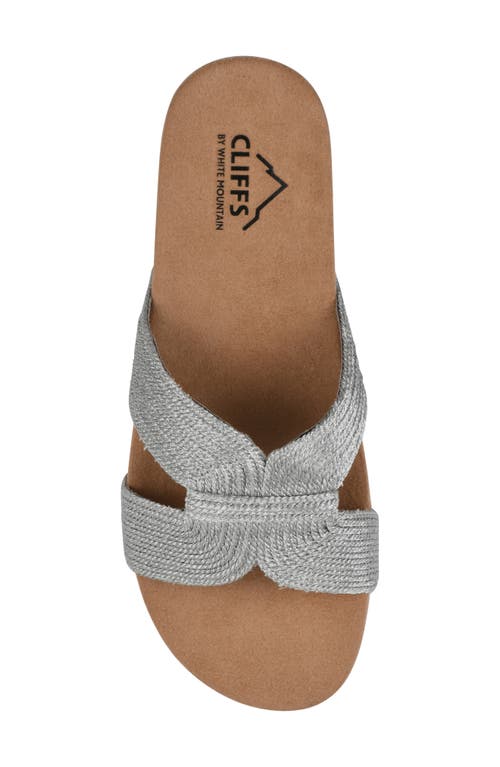 CLIFFS BY WHITE MOUNTAIN CLIFFS BY WHITE MOUNTAIN TINDRA SLIDE SANDAL 