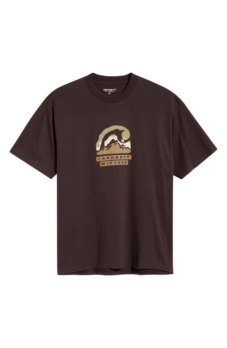 Carhartt Work In Progress Rising Helix Cotton Graphic T-Shirt, Alternate, color, Palisander
