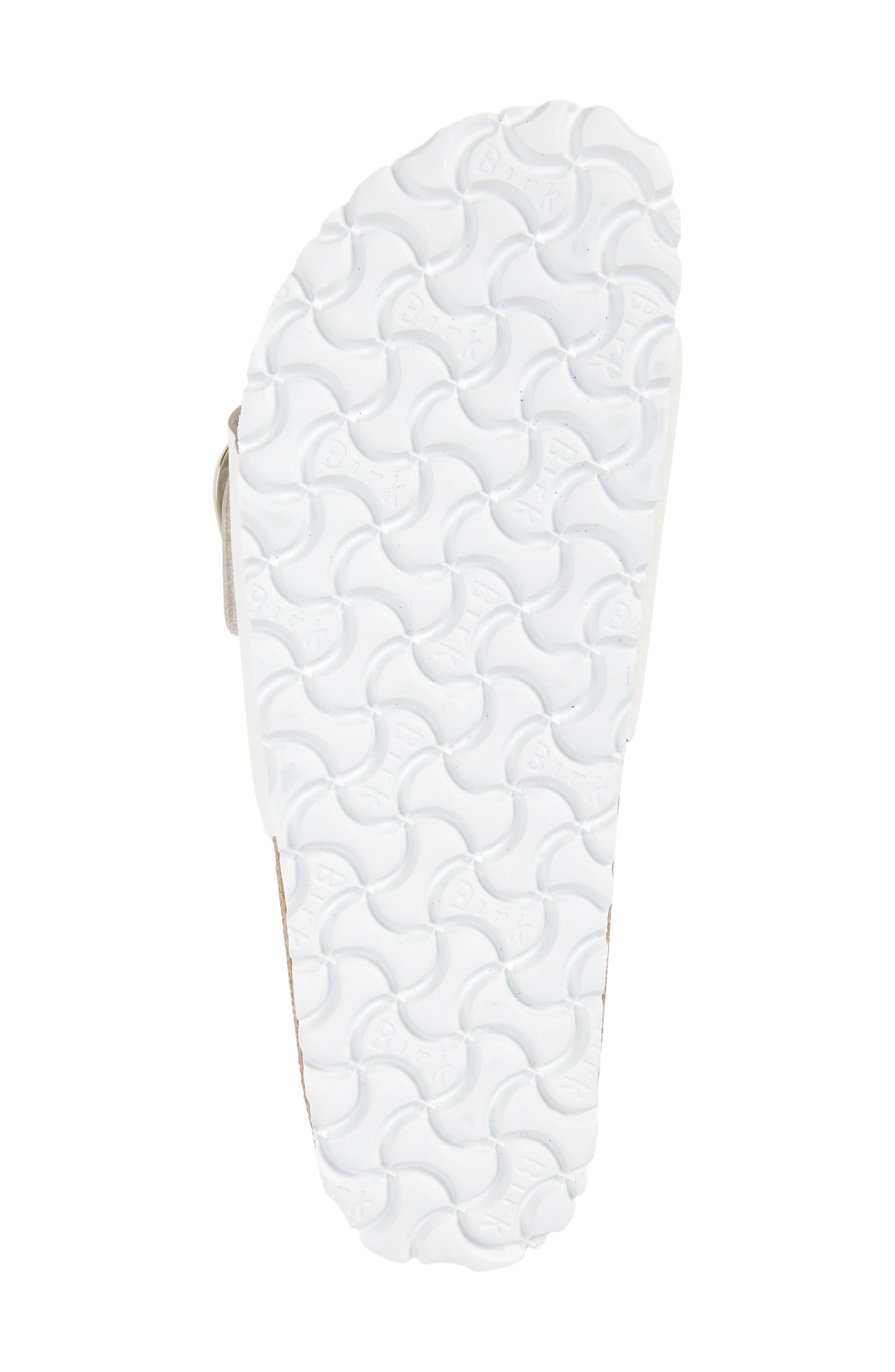Madrid Big Buckle Slide Sandal, Alternate, color, WHITE
