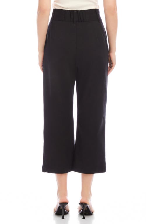 FIFTEEN TWENTY FIFTEEN TWENTY SADIE HIGH WAIST WIDE LEG CROP PANTS 