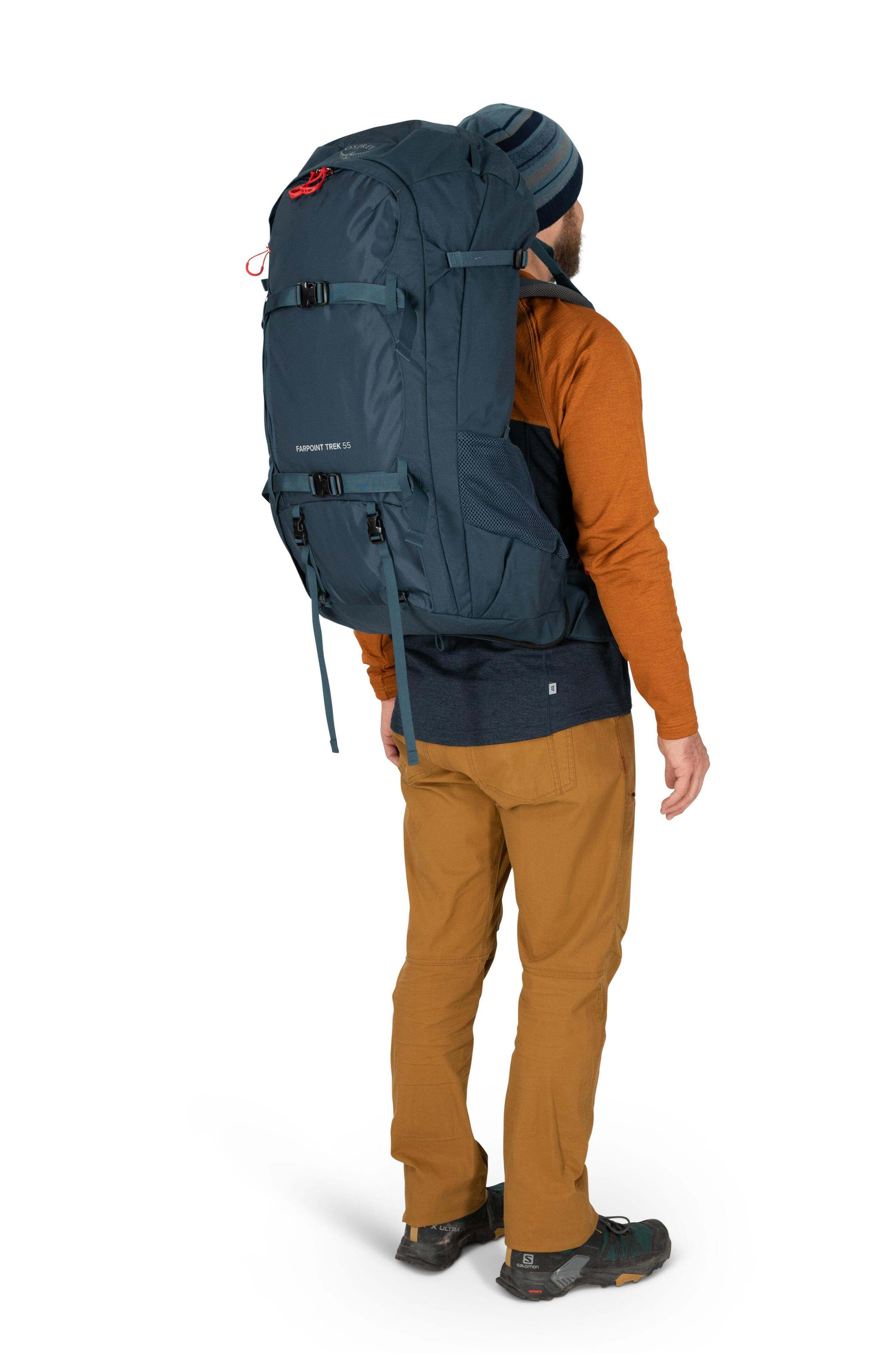 Farpoint Trek 55-Liter Backpack Luggage, Alternate, color, MUTED SPACE BLUE