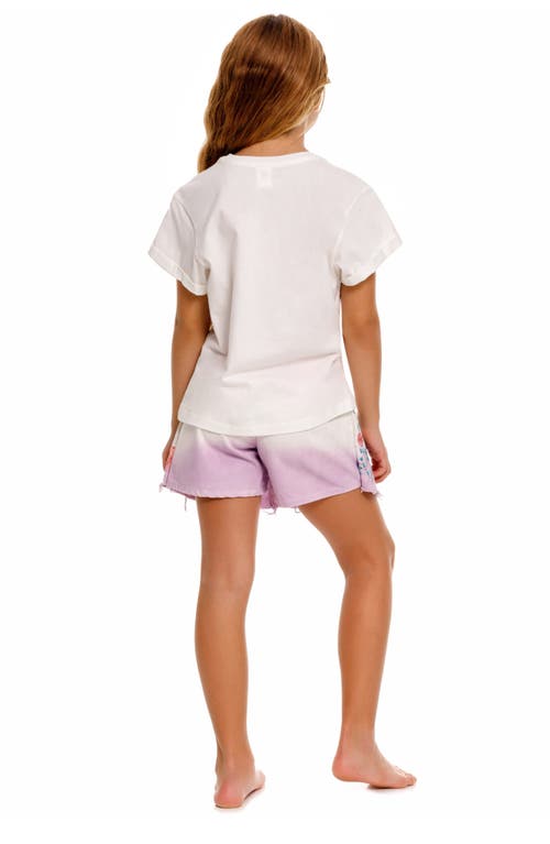 Shop Agua Bendita Kids' Chroma Floral Embroidered Cotton Graphic T-shirt