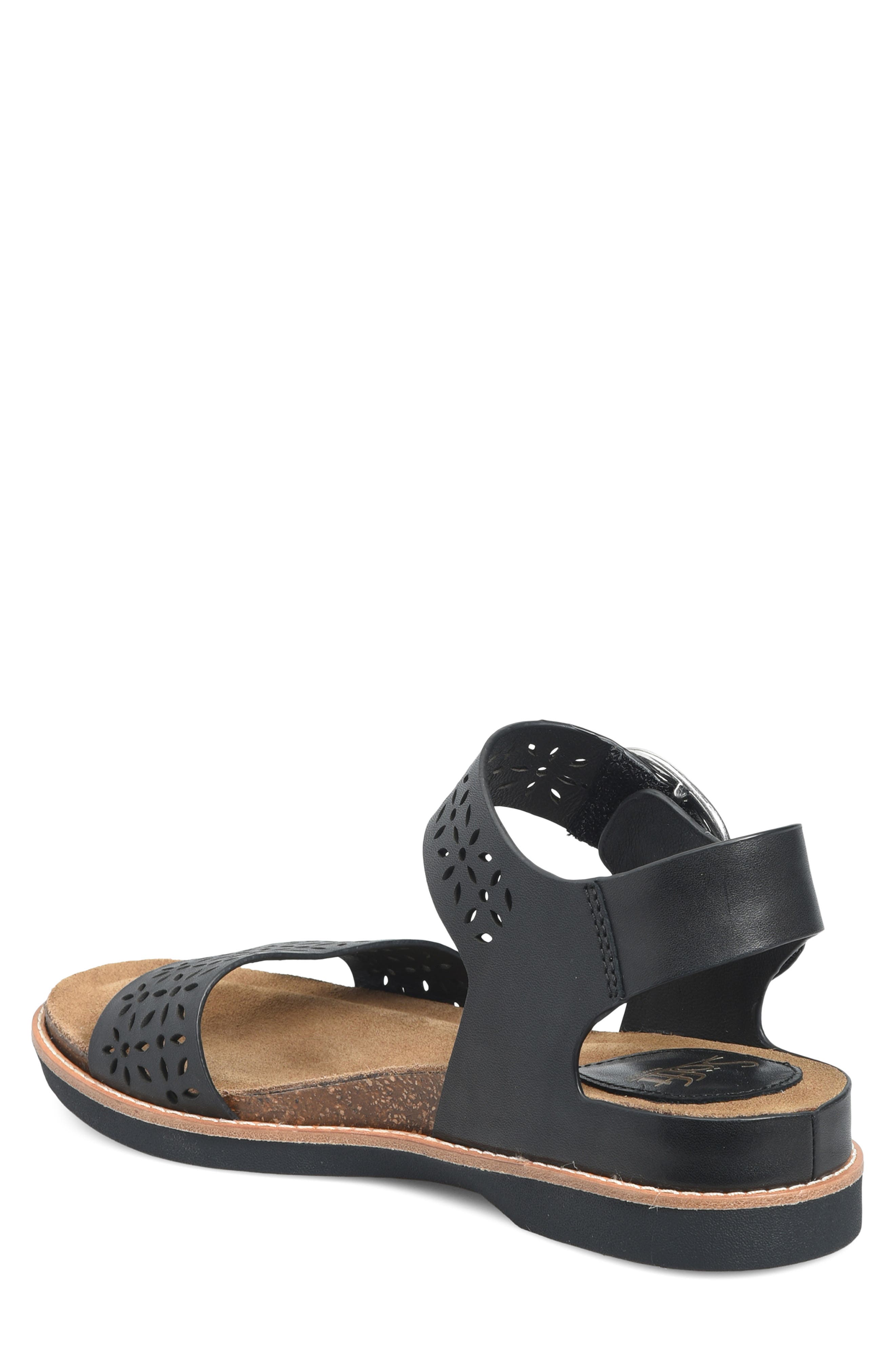 Söfft Bali III Ankle Strap Wedge Sandal, Alternate, color, 