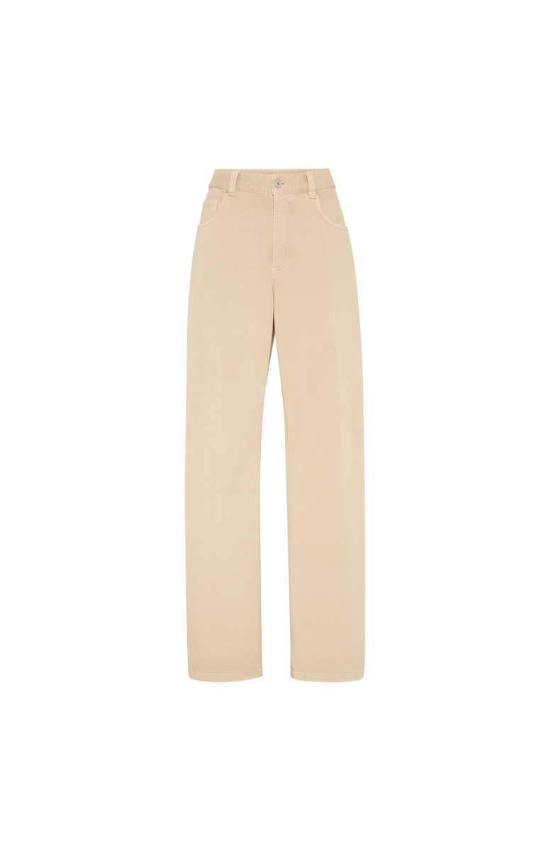 Brunello Cucinelli Five-pocket trousers, Main, color, Biscuit